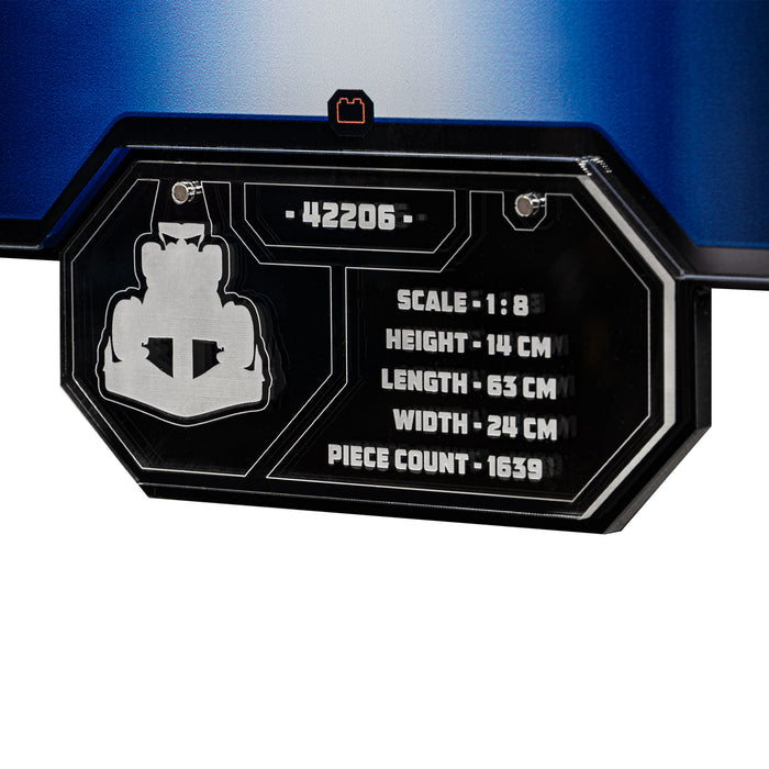 Wall Mounted Display Stand for LEGO® Technic Oracle Red Bull Racing RB20 F1 Car (42206)