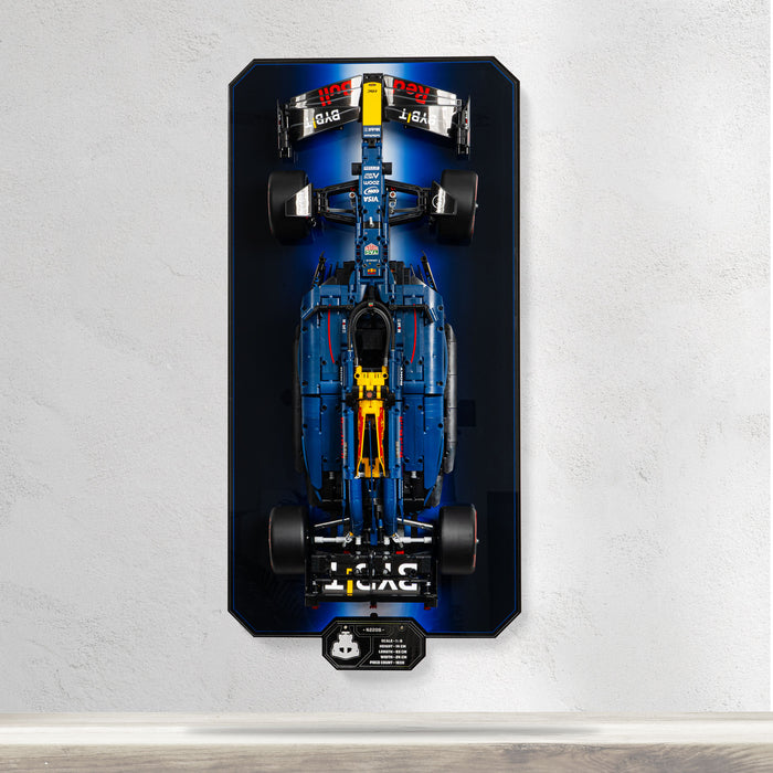 Wall Mounted Display Stand for LEGO® Technic Oracle Red Bull Racing RB20 F1 Car (42206)