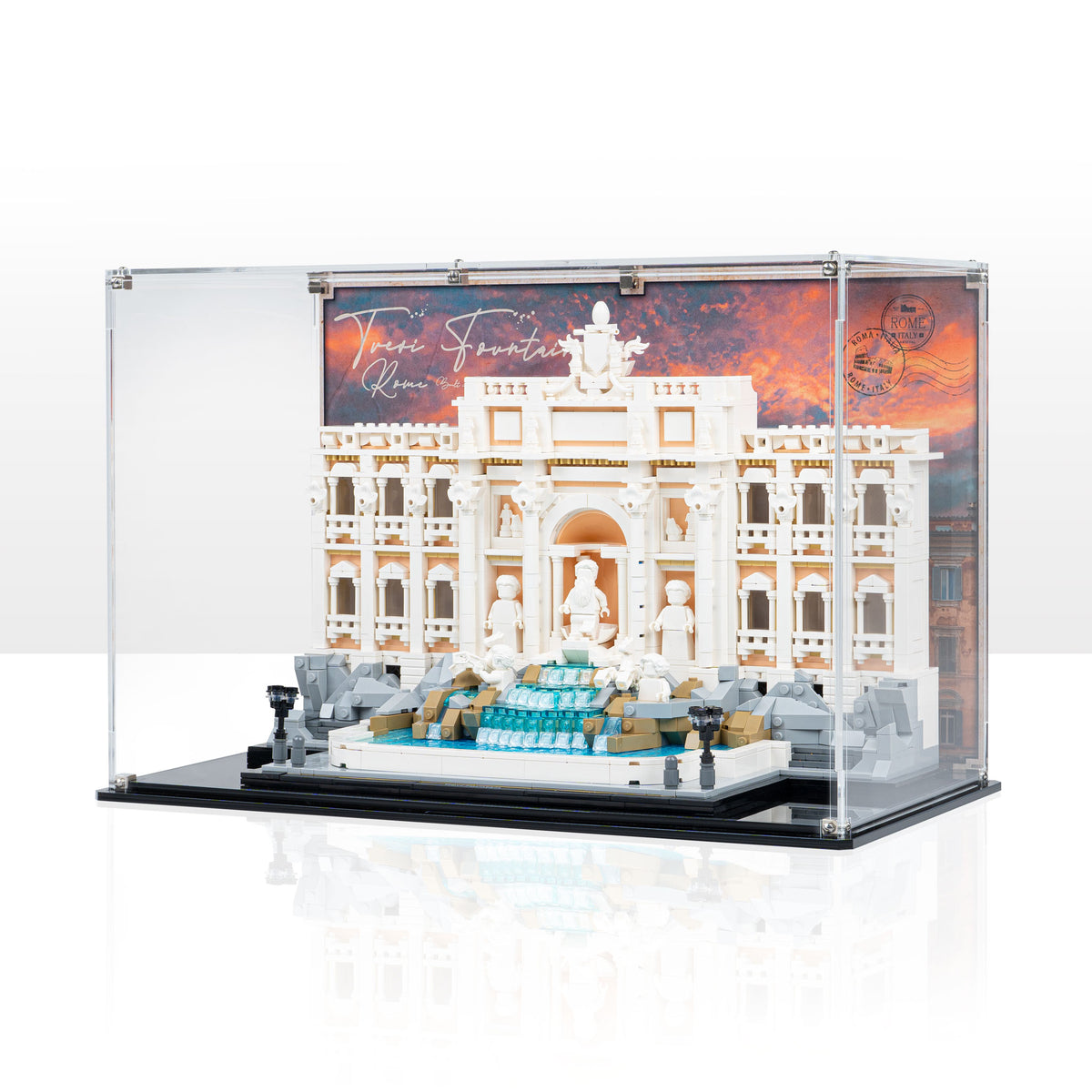 Display Case for LEGO® Architecture: Trevi Fountain (21062