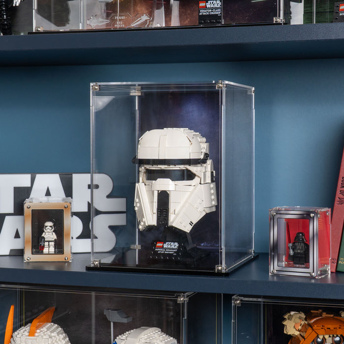 Display Case for LEGO® Star Wars™ Imperial Remnant AT-RT Driver™ Helmet (75458)