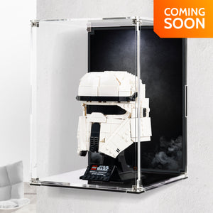 Wall Mounted Display Case for LEGO® Star Wars™ Imperial Remnant AT-RT Driver™ Helmet (75458)