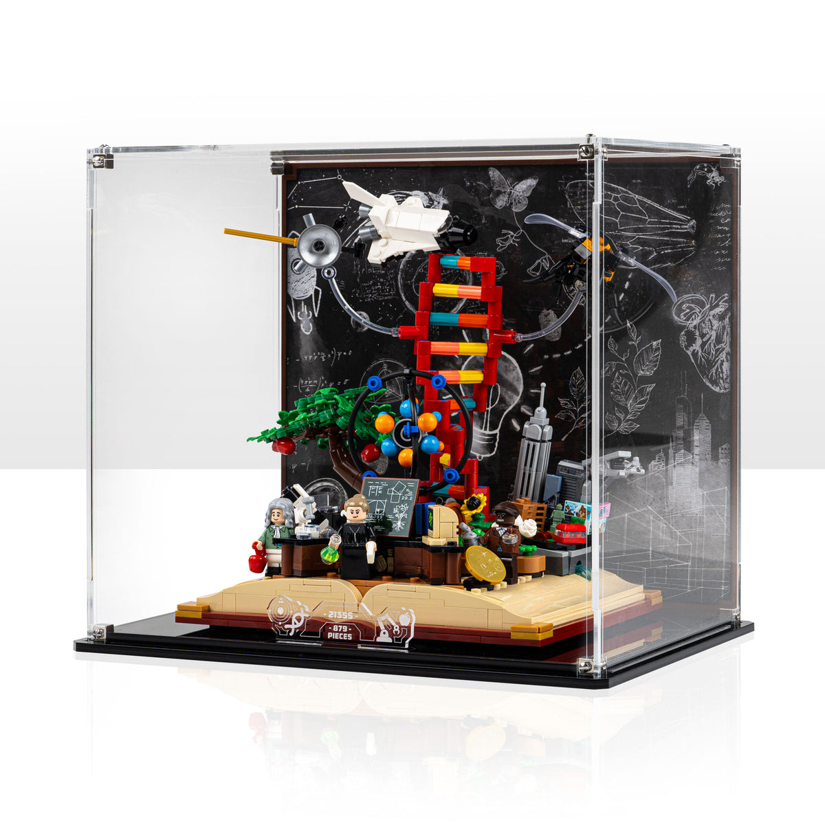 Display Case for LEGO Ideas: The Evolution of STEM (21355