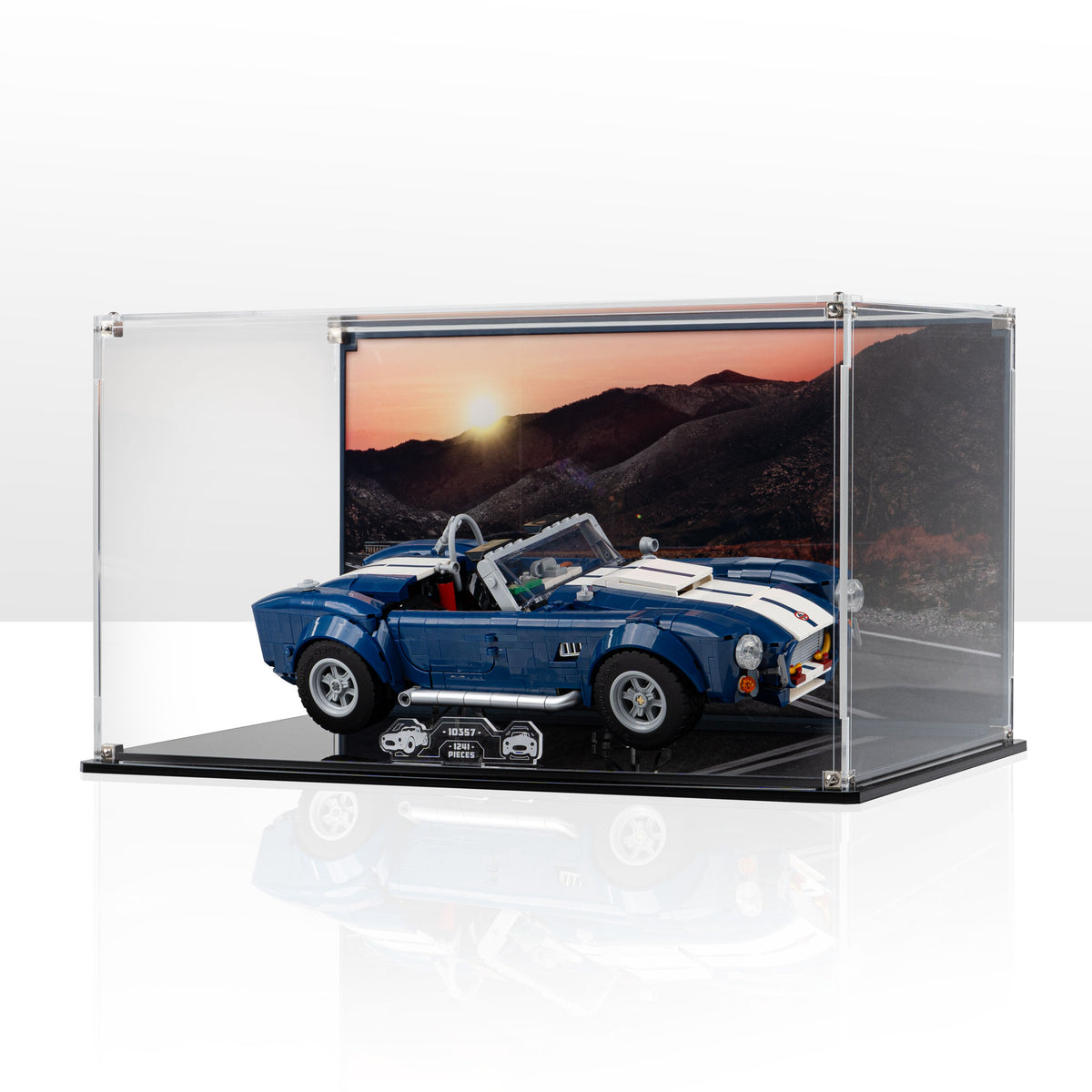 Display Case for LEGO Icons Shelby Cobra 427 S/C 10357 — Wicked Brick
