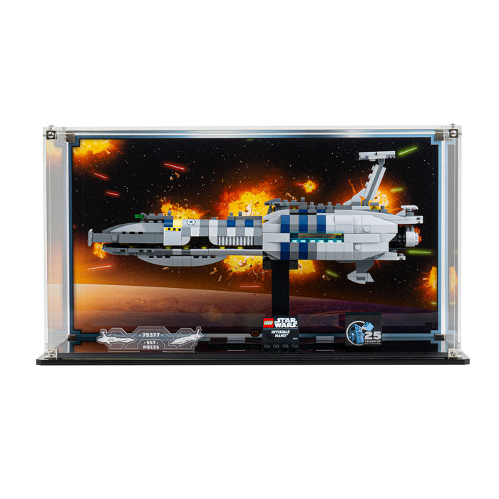 Display Case for LEGO® Star Wars™ Invisible Hand™ (75377)