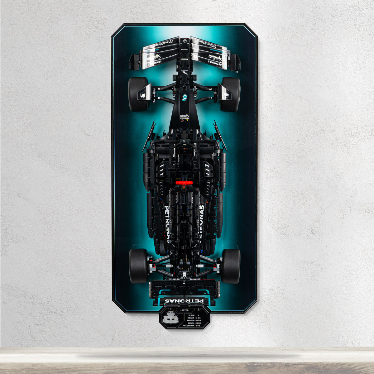 Tableau mural Lego Technic Mercedes AMG F1 W14 E 42171 Performance Car - Décoratif pour adulte - Voiture modèle - Cadeau pour Lego Mercedes F1 - 75 x Tableau mural Lego Technic Mercedes AMG F1 W14 E 42171 Performance Car - Décoratif pour adulte - Voiture modèle - Cadeau pour Lego Mercedes F1 - 75 x