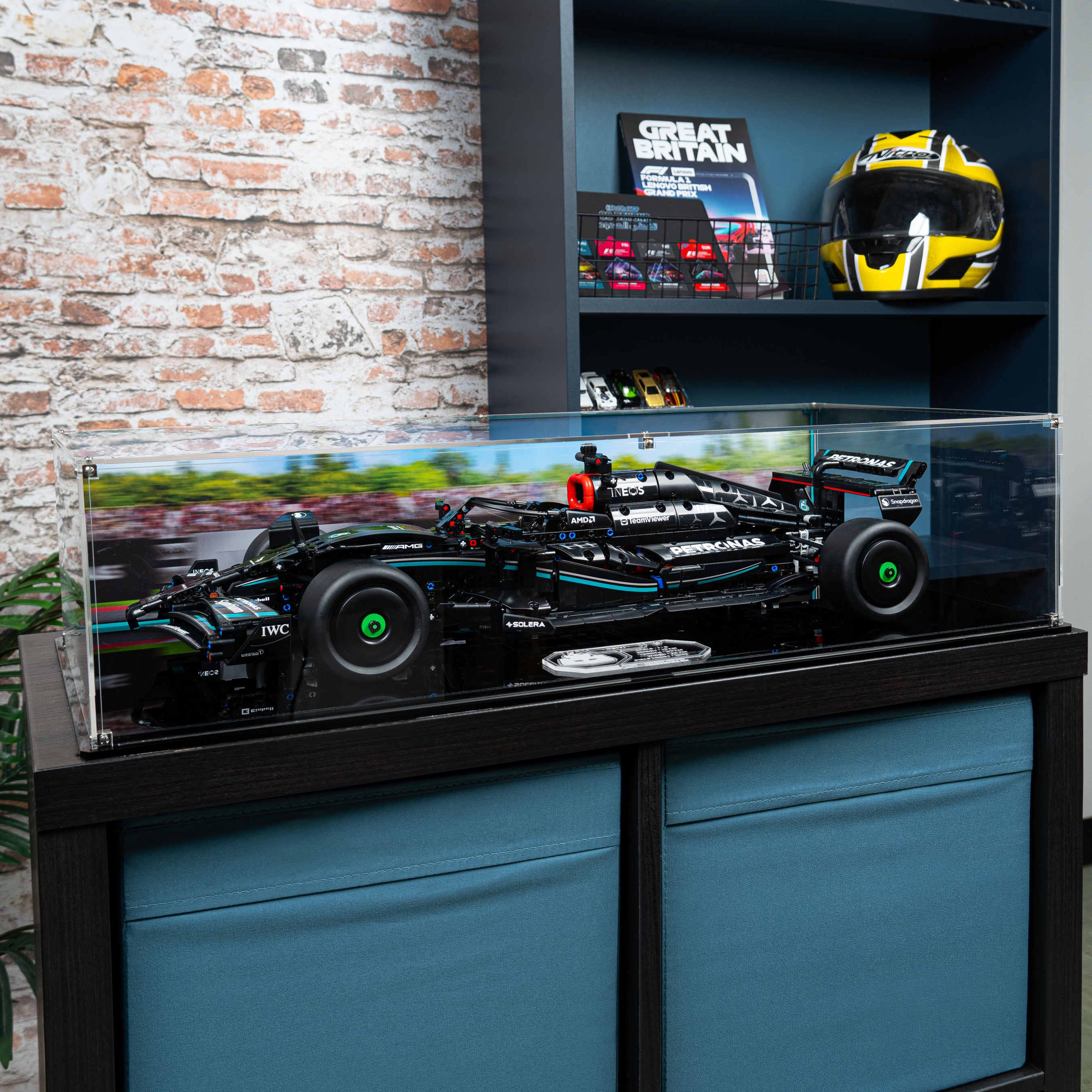 F1 Mini Display Case Display Case for LEGO TECHNIC Mercedes-AMG F1 W14 E Performance 42171 ...