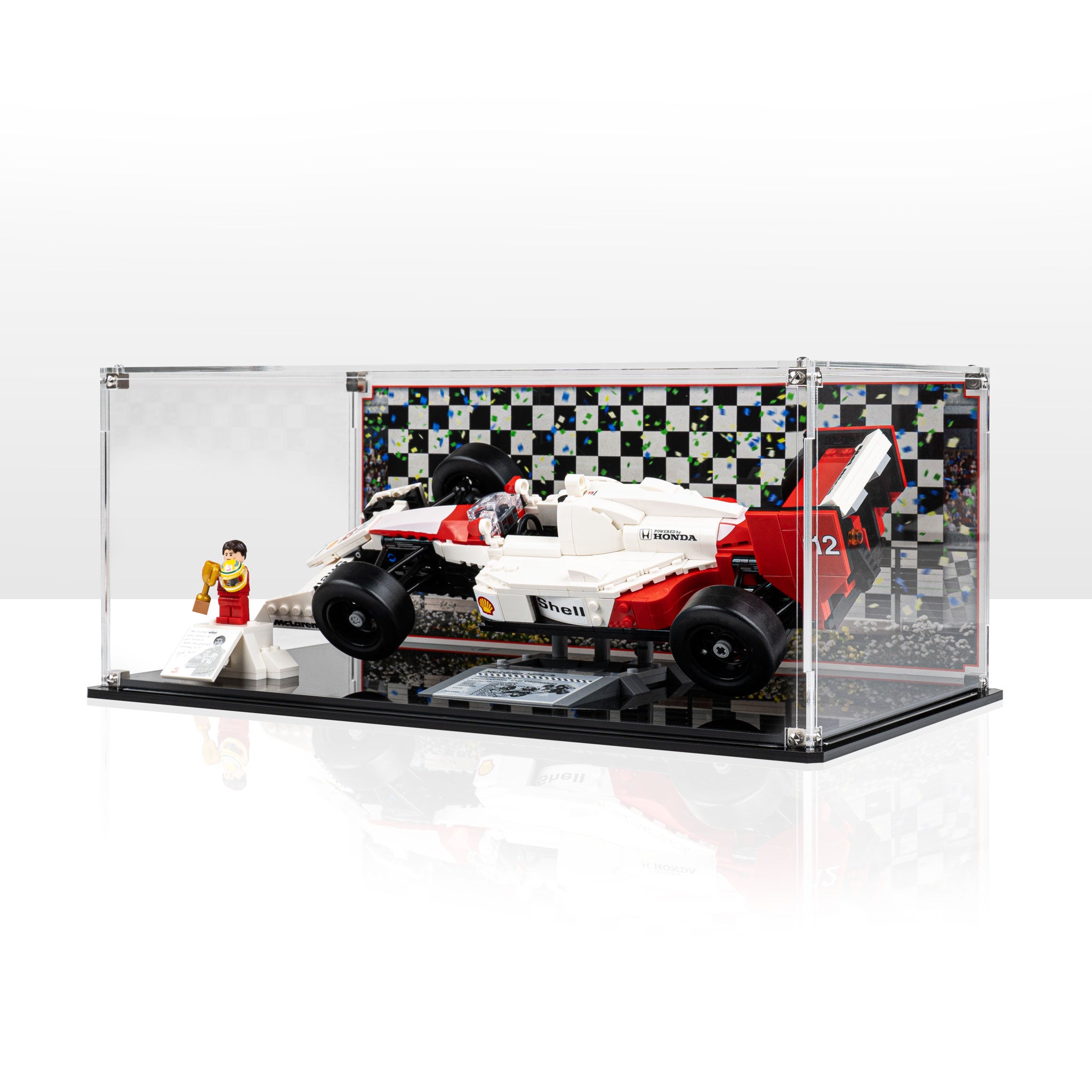 Display Case for LEGO Icons McLaren MP4/4 & Ayrton Senna 10330