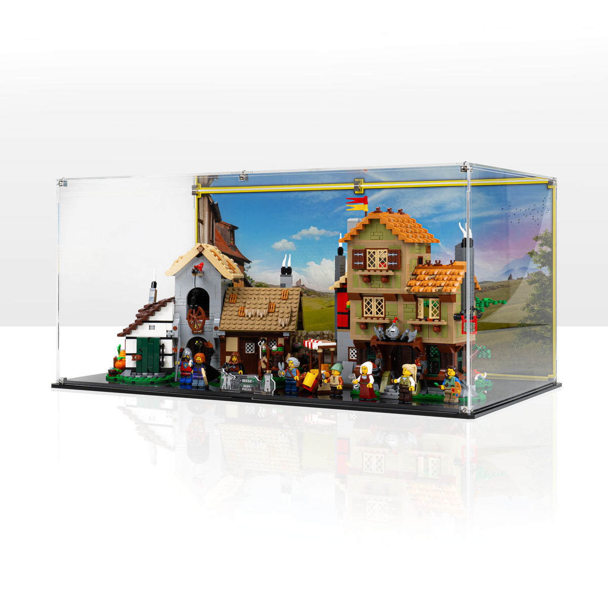 CA-Set用ケース LEGO® Medieval Town Square Display Case (10332) – Kingdom Brick Supply