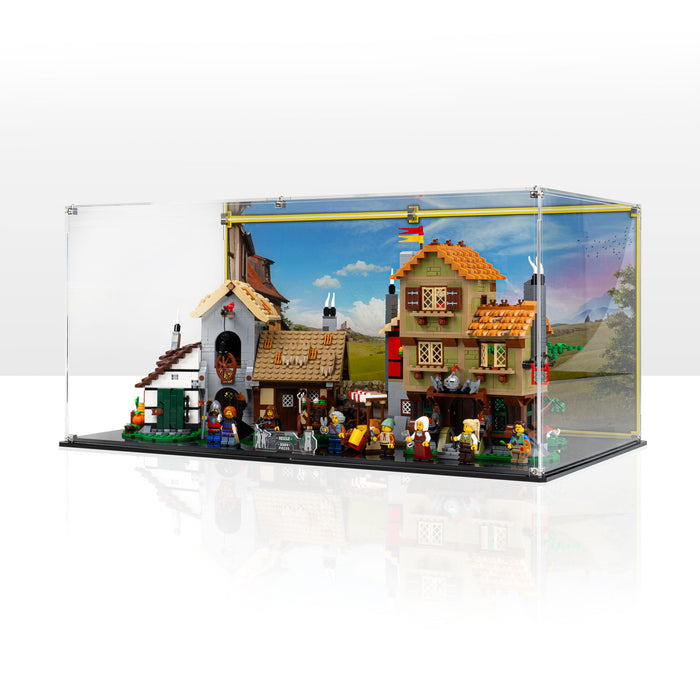 Display Case for LEGO® Icons Medieval Town Square (10332)