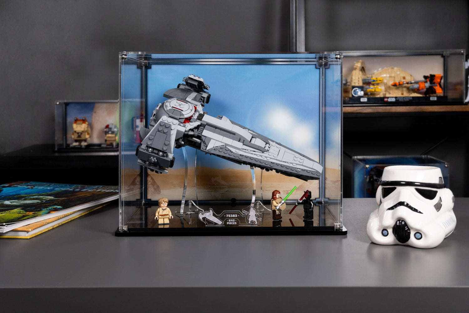 Display Case for LEGO Star Wars Darth Maul's Sith Infiltrator 75383 ...