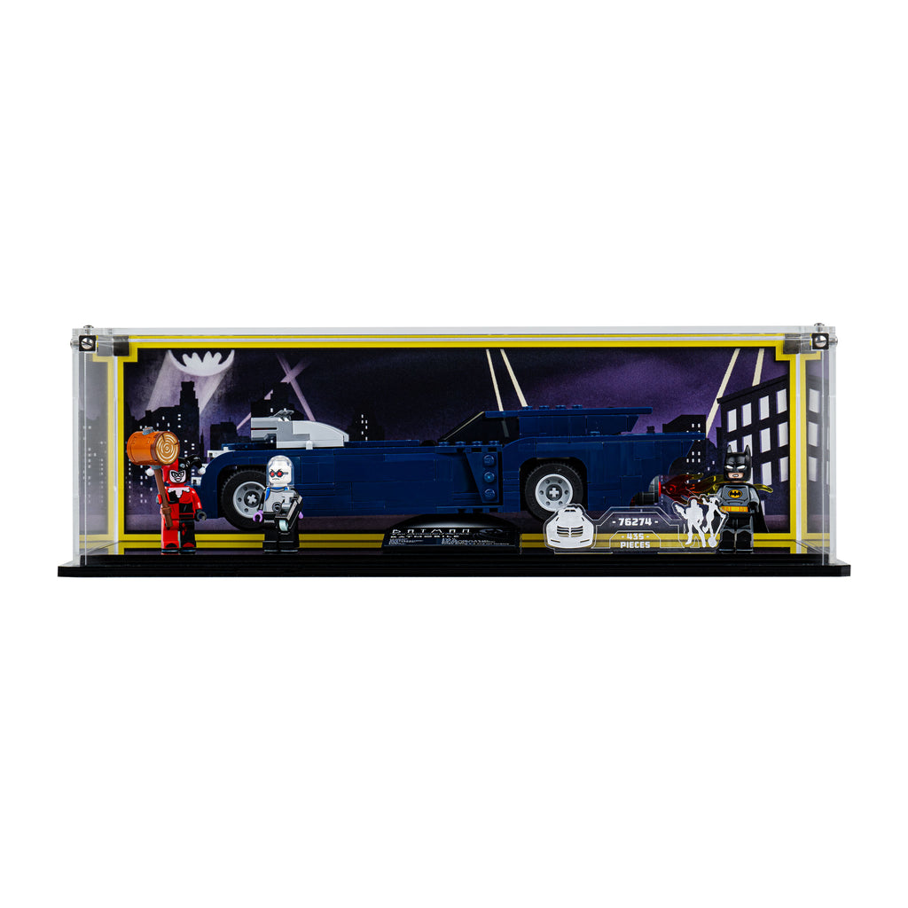 Display Case for LEGO Batman Batmobile Harley Quinn Mr. Freeze