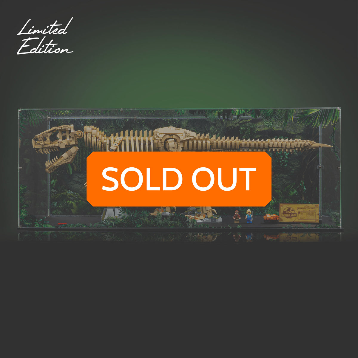 Limited Edition Display Case for LEGO® Dinosaur Fossils