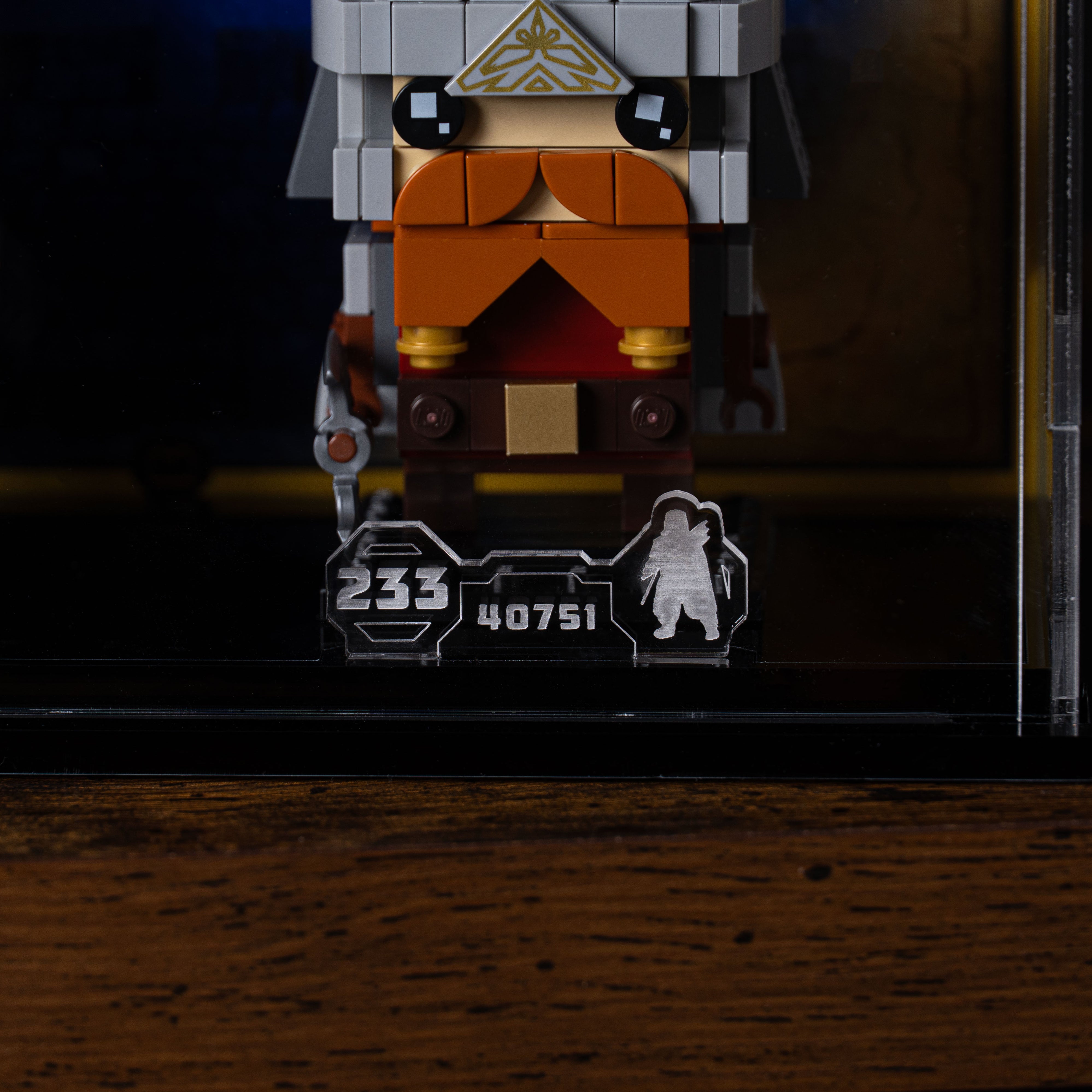 Display Case for LEGO BrickHeadz Legolas & Gimli 40751 — Wicked Brick