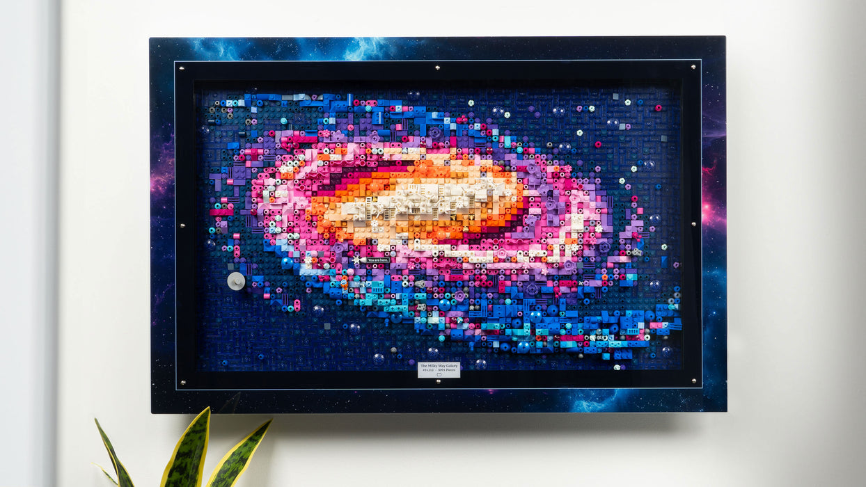Wall Mounted Display Case for LEGO® Art: The Milky Way Galaxy (31212)