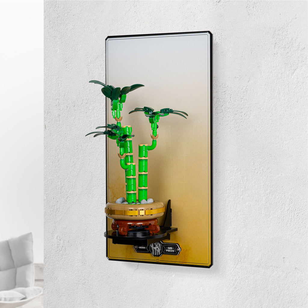 Wall Mounted Display Stand for LEGO® Botanicals Lucky Bamboo