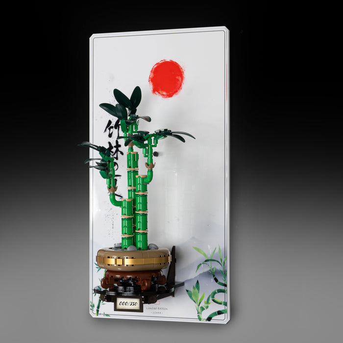 lucky bamboo display Wall Mounted Display Stand for LEGO Botanicals Lucky Bamboo 10344 — Wicked Brick