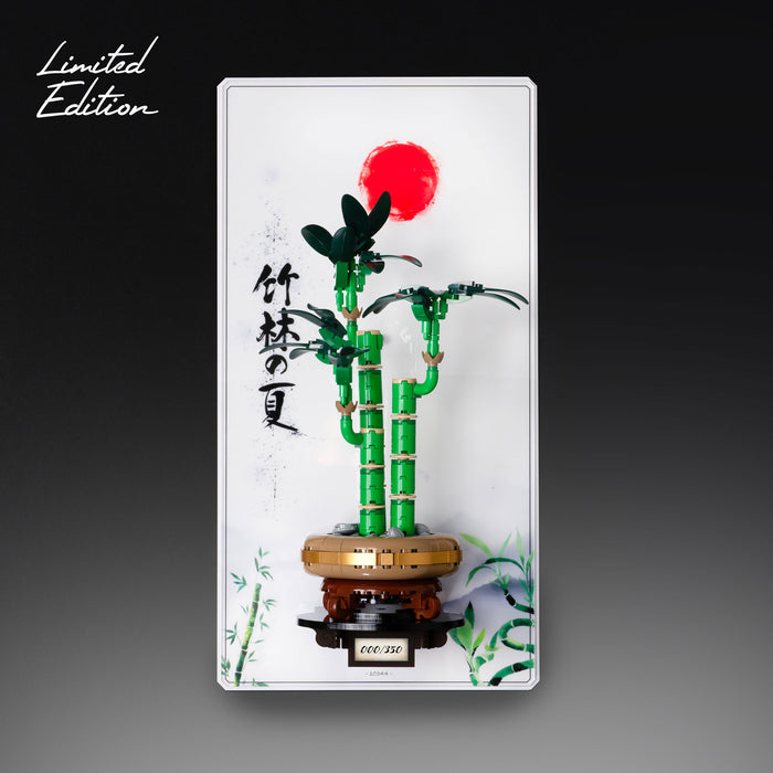 lucky bamboo display Wall Mounted Display Stand for LEGO Botanicals Lucky Bamboo 10344 — Wicked Brick