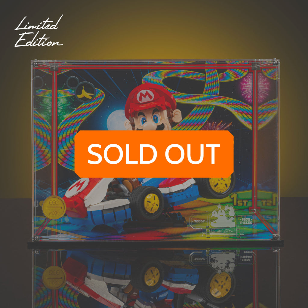 Display Case for LEGO Mario Kart Mario & Standard Kart 72037