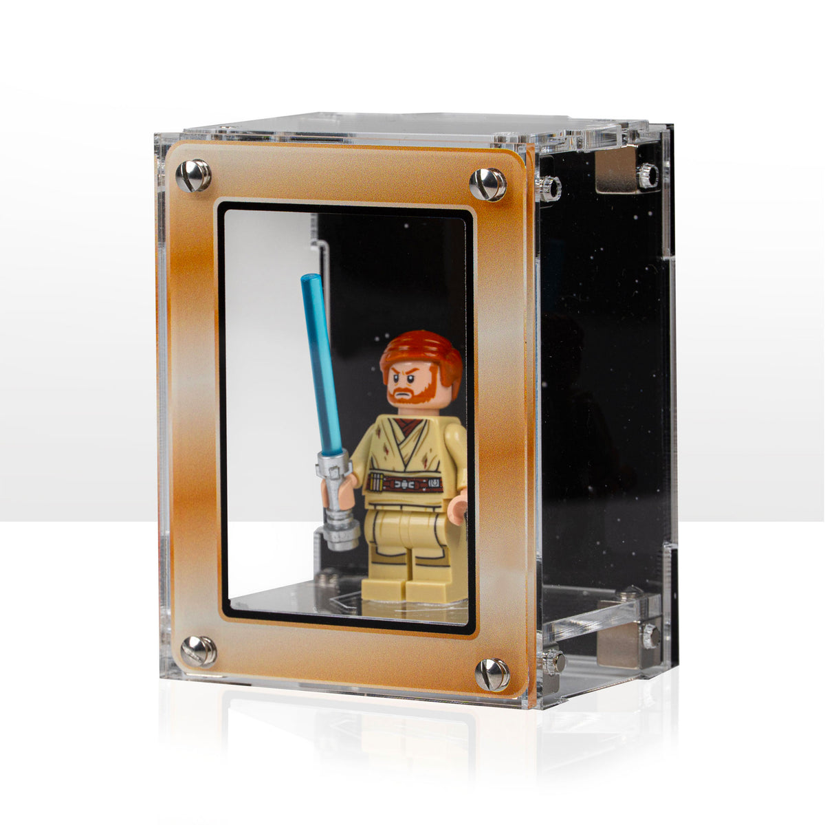 Wicked Brick Minifigure Display Case Star Wars™ Gold Themed - Main Image