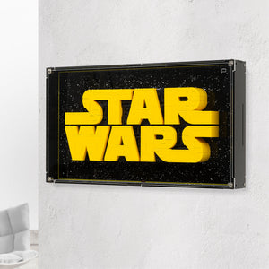 Wall Mounted Display Case for LEGO® Star Wars: Brick-Built Star Wars Logo (75407)