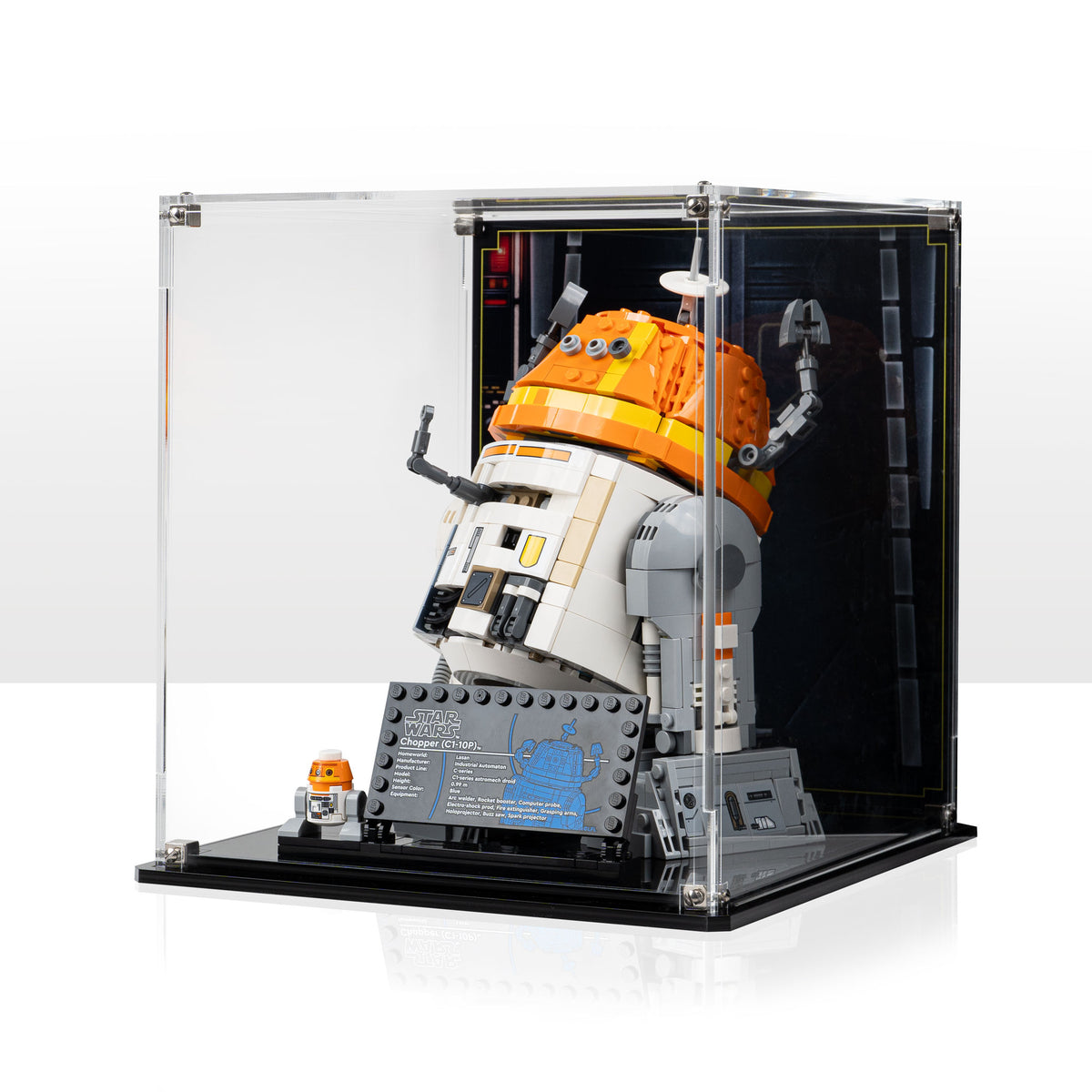 Display Case for LEGO Star Wars Chopper C1-10P Astromech Droid 75416 ...