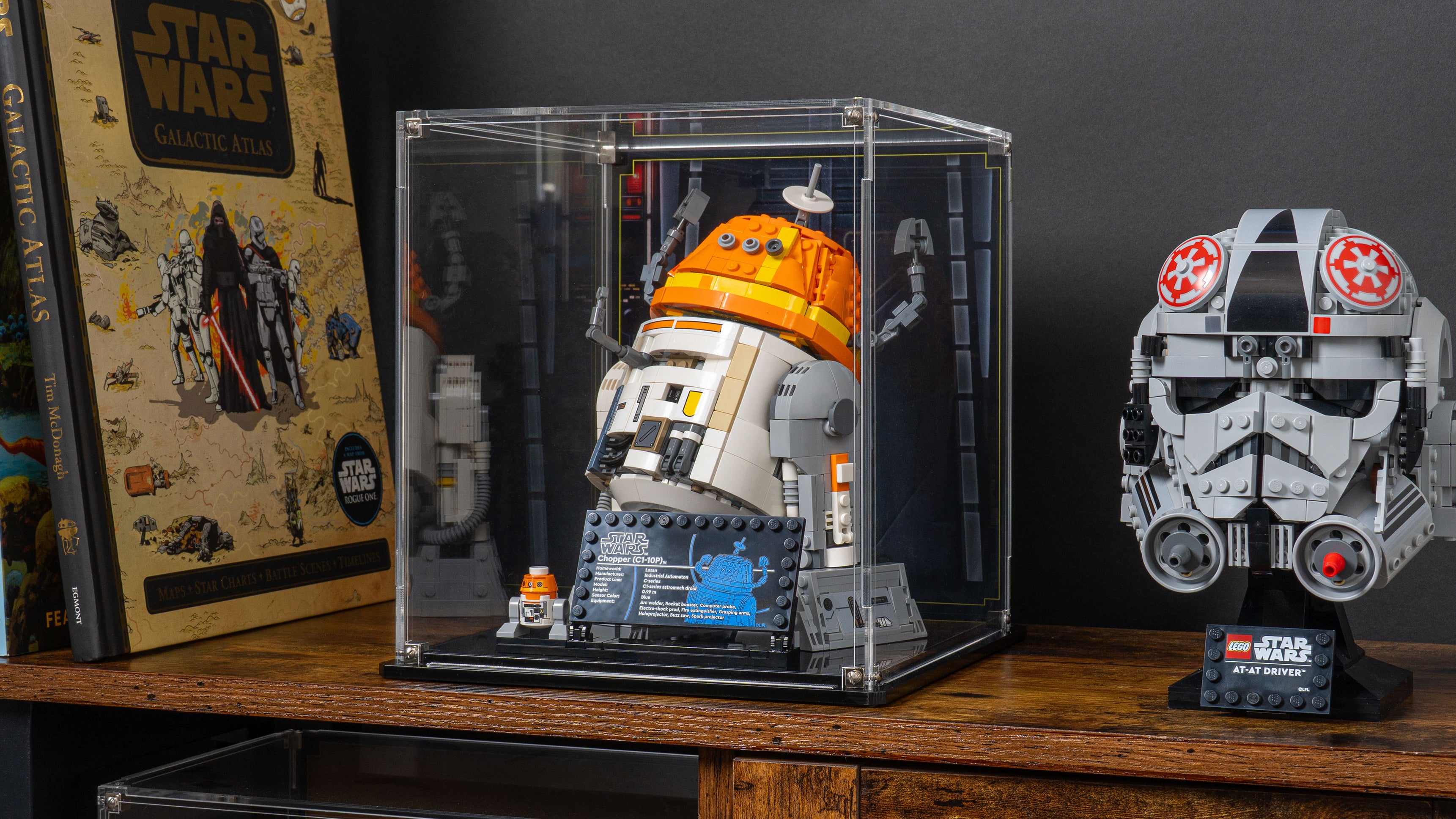 Display Case for LEGO Star Wars Chopper C1-10P Astromech Droid 75416 ...