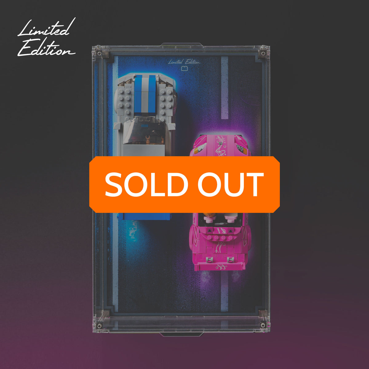 Limited Edition Display Case for LEGO® Speed Champions: 2 Fast 2