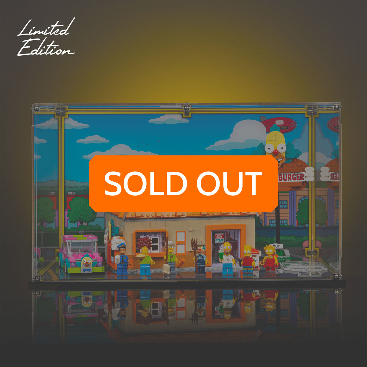 【 福朗  】LAST CROPS パイソン ケース Display Case for LEGO The Simpsons Krusty Burger 10352 — Wicked Brick