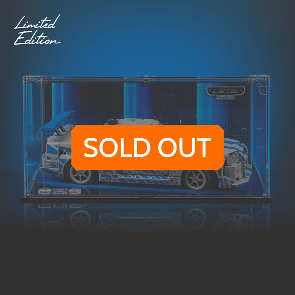 Display Case for LEGO 2 Fast 2 Furious Nissan Skyline GT-R R34