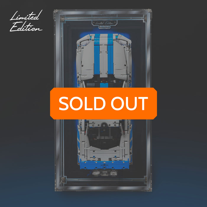 Limited Edition Wall Mounted Display Case for LEGO® Technic: 2 Fast 2 Furious Nissan Skyline GT-R (R34) Car (42210)