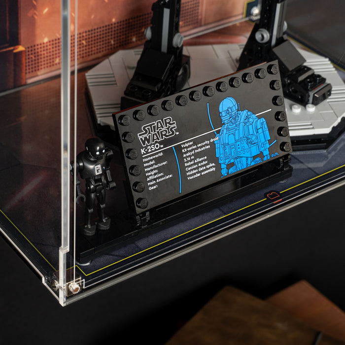 Wall Mounted Display Case for LEGO® Star Wars: K-2SO (75434)