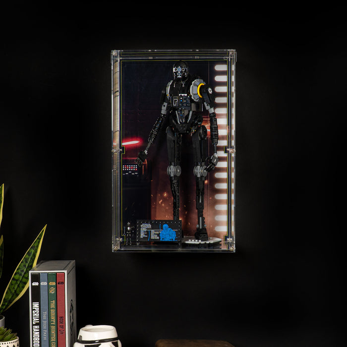 Wall Mounted Display Case for LEGO® Star Wars: K-2SO (75434)