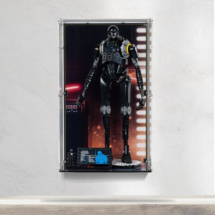 Wall Mounted Display Case for LEGO® Star Wars: K-2SO (75434)