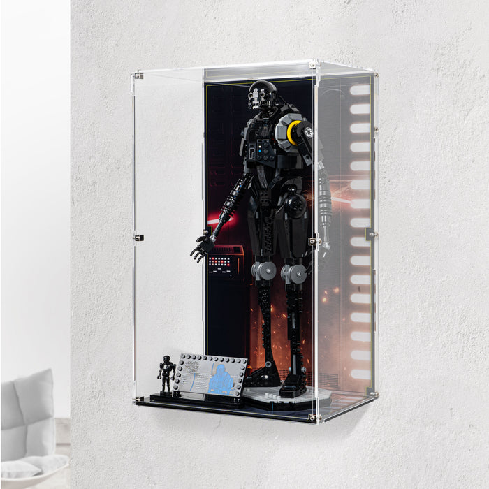 Wall Mounted Display Case for LEGO® Star Wars: K-2SO (75434)