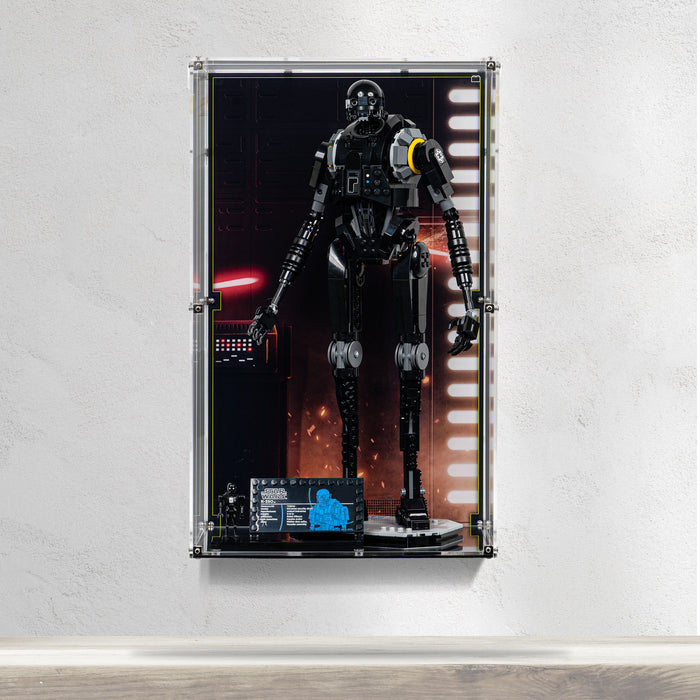 Wall Mounted Display Case for LEGO® Star Wars: K-2SO (75434)