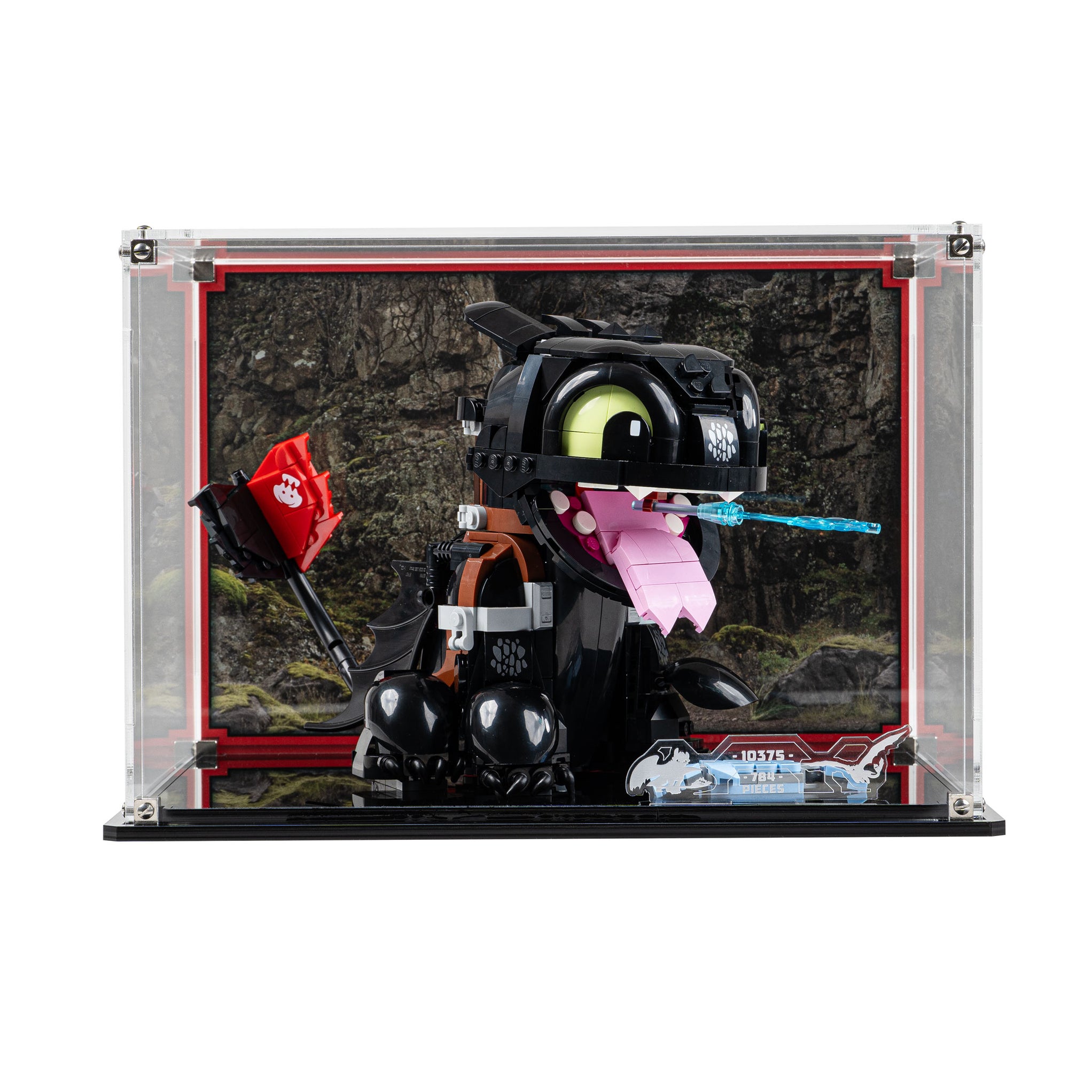 Display Case for LEGO Icons How To Train Your Dragon - Toothless 10375 ...