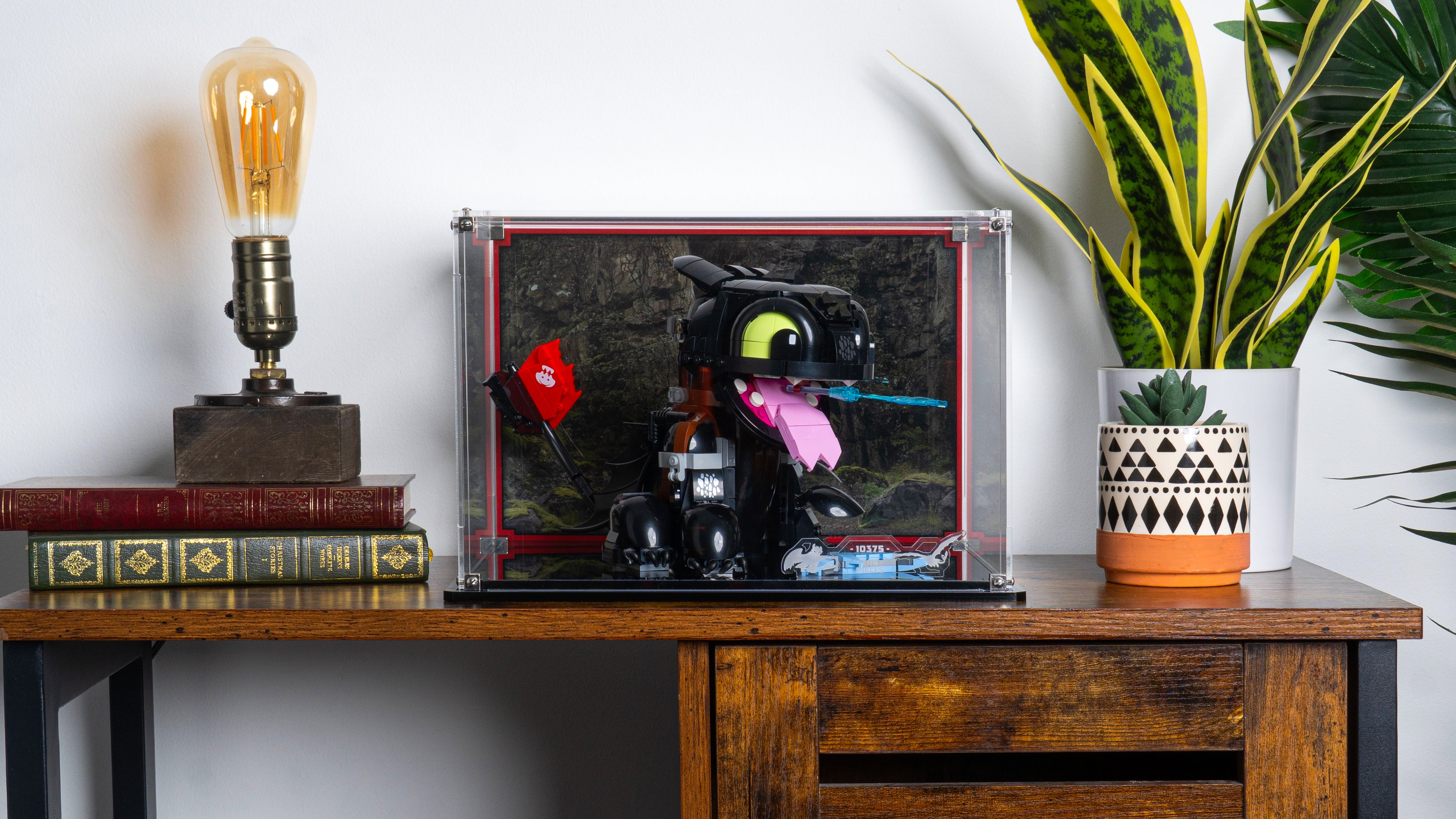 Display Case for LEGO Icons How To Train Your Dragon - Toothless 10375 ...