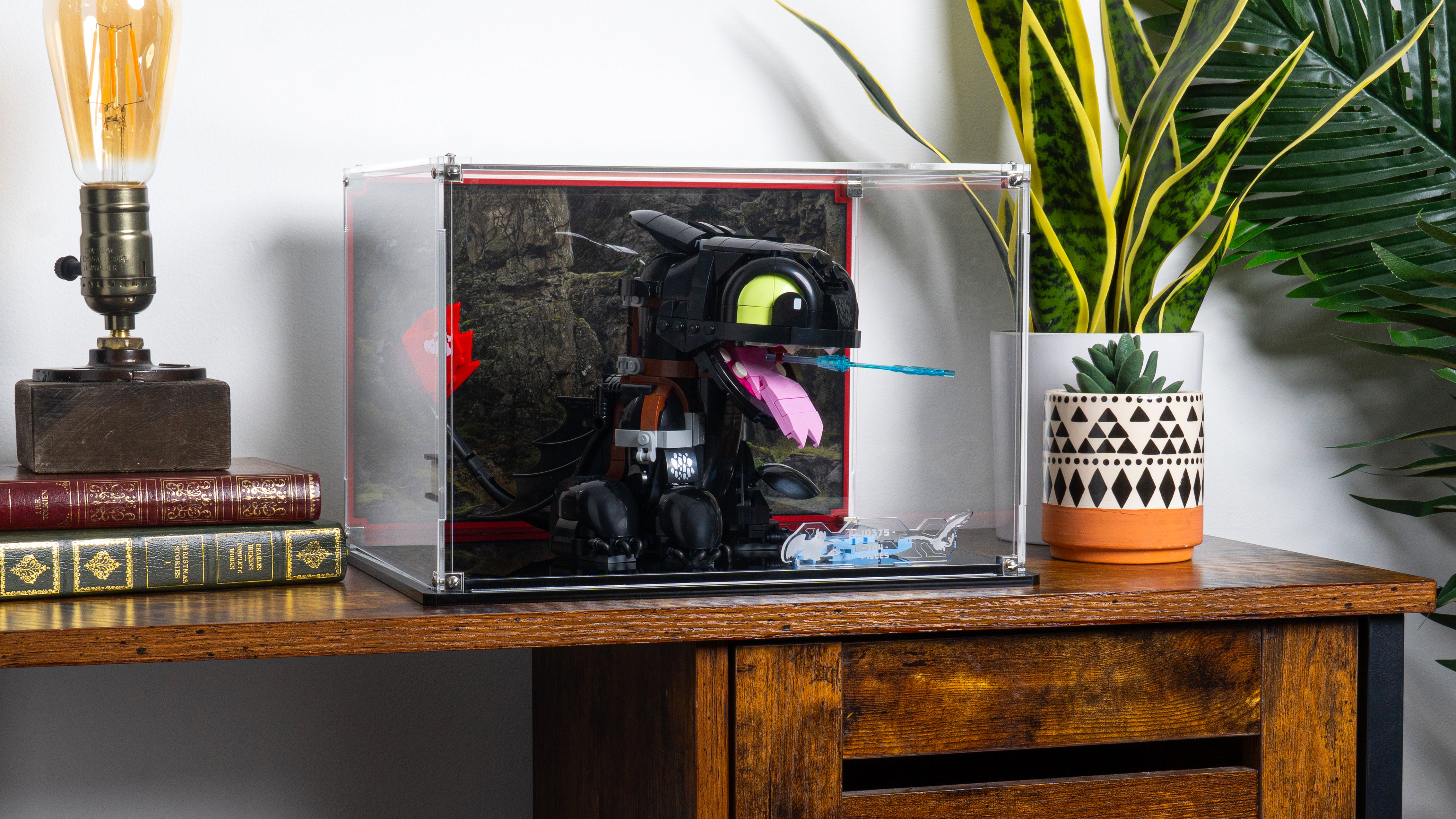 Display Case for LEGO Icons How To Train Your Dragon - Toothless 10375 ...