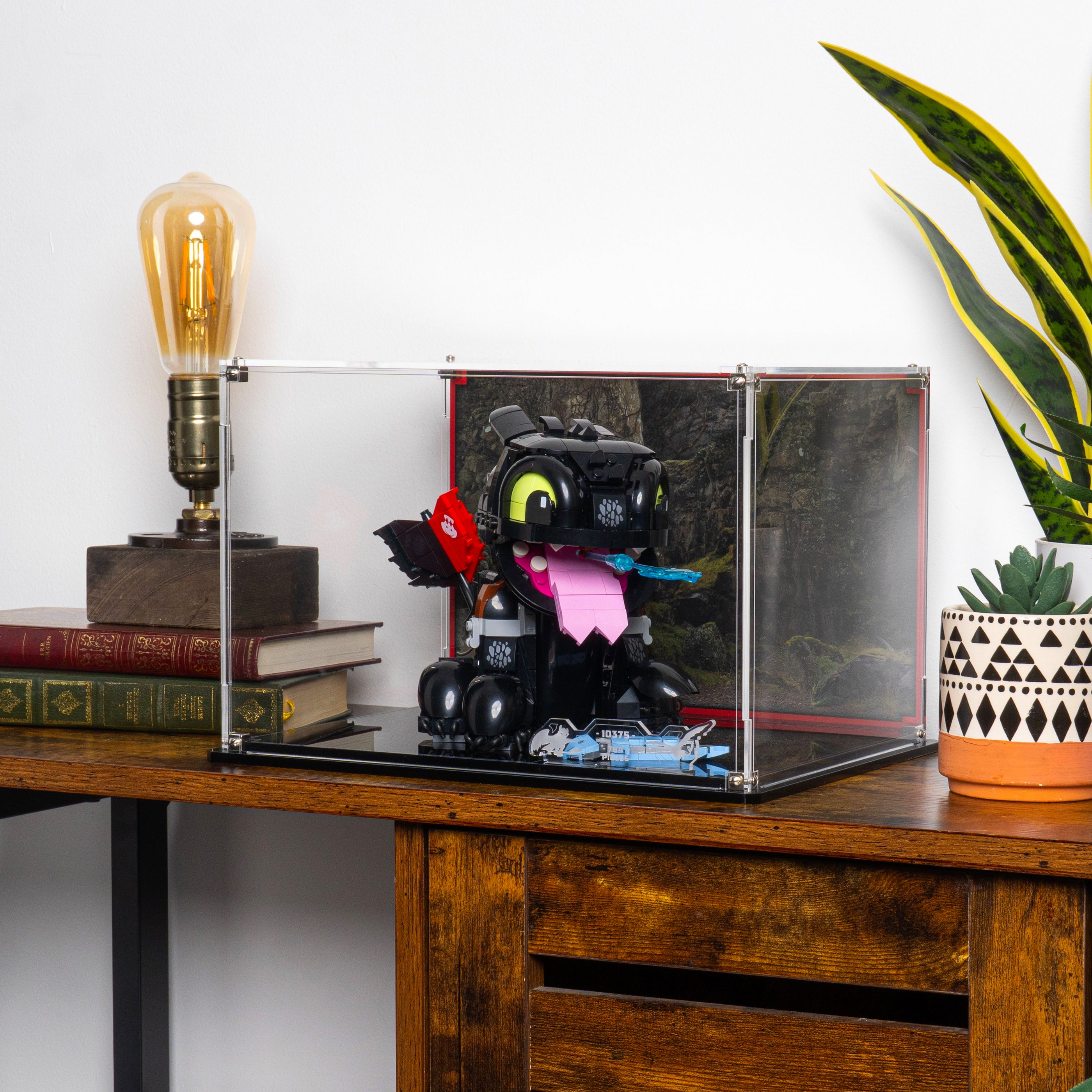 Display Case for LEGO Icons How To Train Your Dragon - Toothless 10375 ...