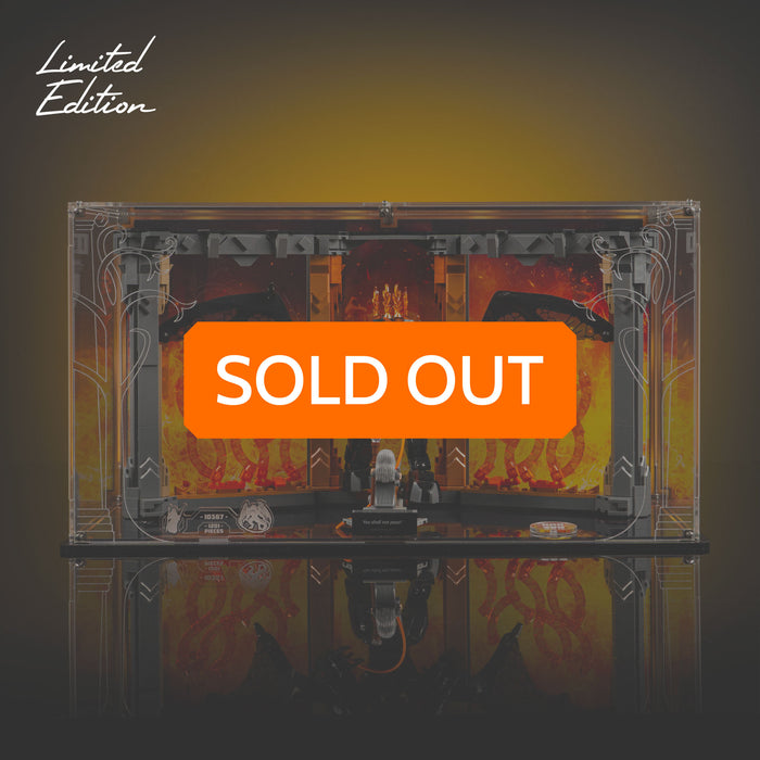 Limited Edition Display Case for LEGO® Icons: Lord of the Rings: Balrog™ Book Nook (10367)