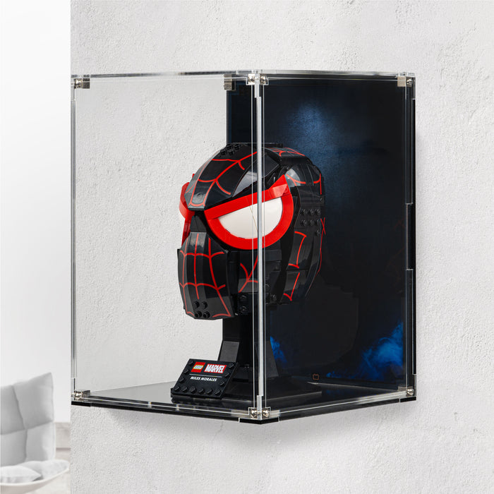Wall Mounted Display Case for LEGO® Marvel: Miles Morales’ Mask (76329)