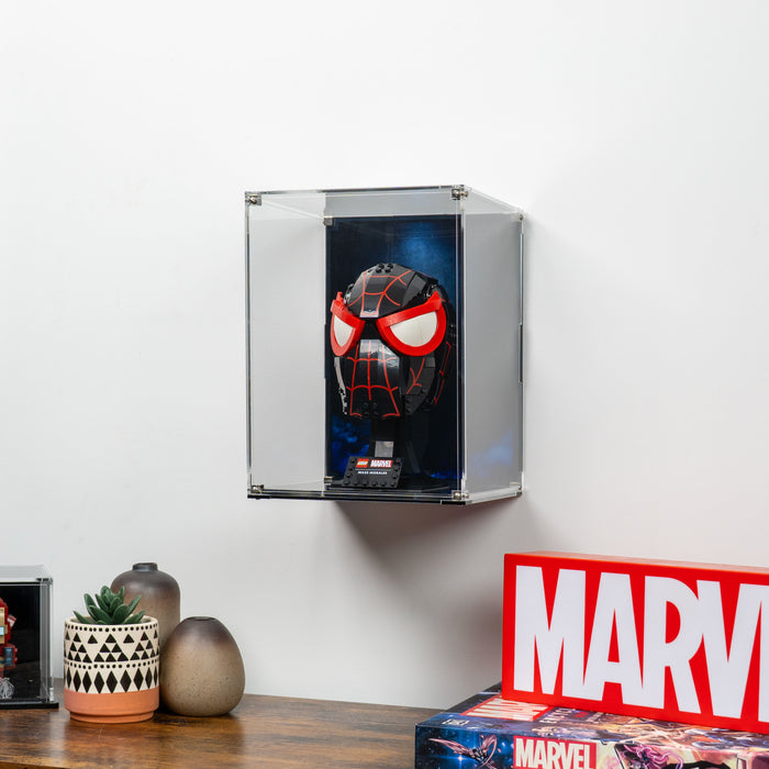 Wall Mounted Display Case for LEGO® Marvel: Miles Morales’ Mask (76329)