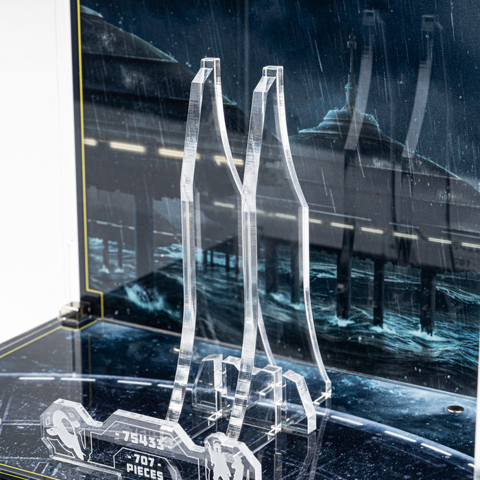 Display Case for LEGO® Star Wars: Jango Fett's Starship (75433)