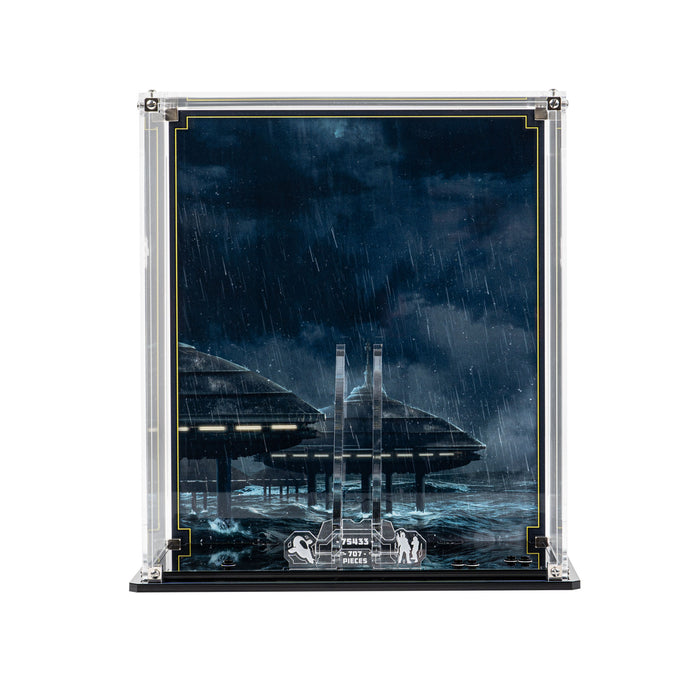 Display Case for LEGO® Star Wars: Jango Fett's Starship (75433)