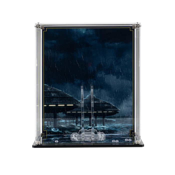 Display Case for LEGO® Star Wars: Jango Fett's Starship (75433)