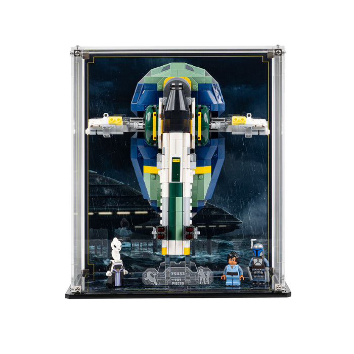 Display Case for LEGO® Star Wars: Jango Fett's Starship (75433)