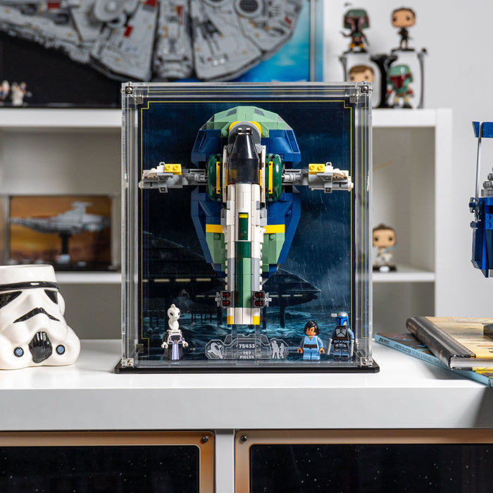 Display Case for LEGO® Star Wars: Jango Fett's Starship (75433)
