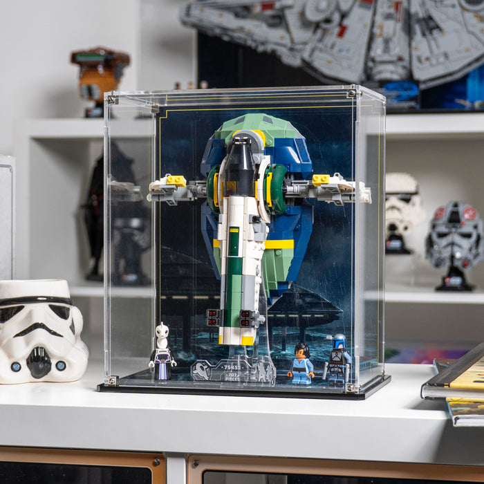 Display Case for LEGO® Star Wars: Jango Fett's Starship (75433)