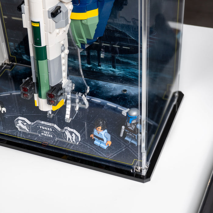 Display Case for LEGO® Star Wars: Jango Fett's Starship (75433)