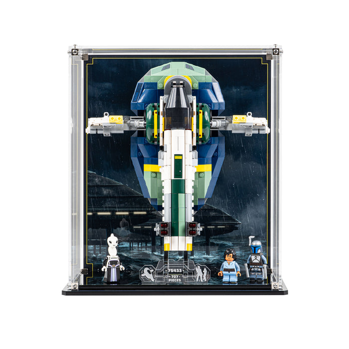 Display Case for LEGO® Star Wars: Jango Fett's Starship (75433)